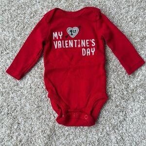 Carter's Red Valentine's Day Bodysuit